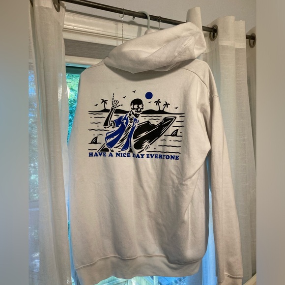 Surfing Skeleton hoodie - Picture 4 of 4